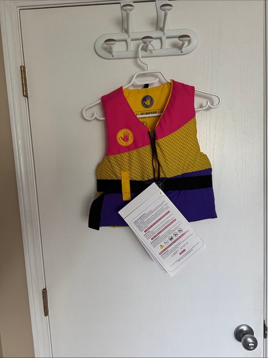 Body Glove Other - Body Glove Kids Swim Vest in Pink, Yellow & Purple